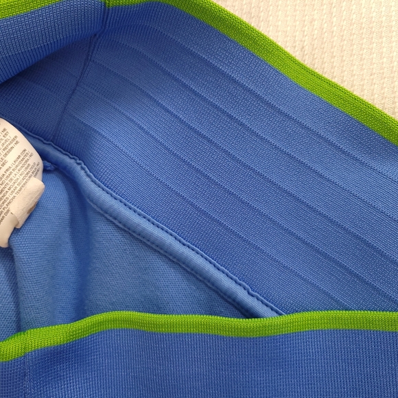 NIKE FULL ZIP COLOR BLUE,GREEN, WHITE ATHLETIC TRACK JACKET - SIZE XL. - Picture 6 of 13